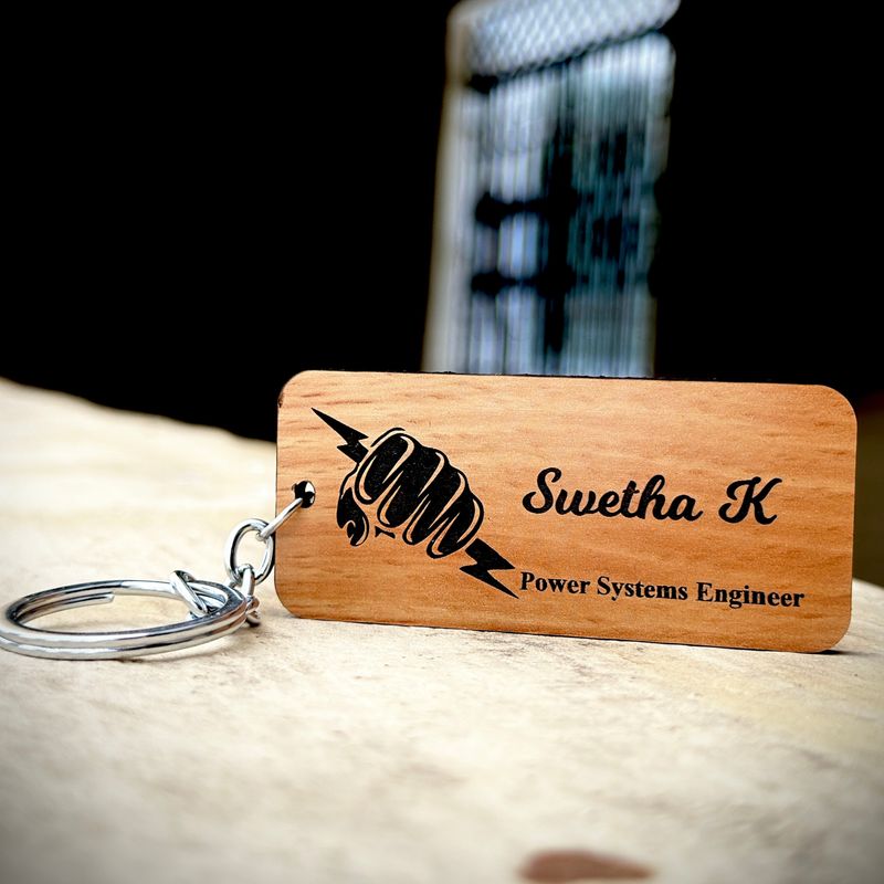Customized Wooden Keychains