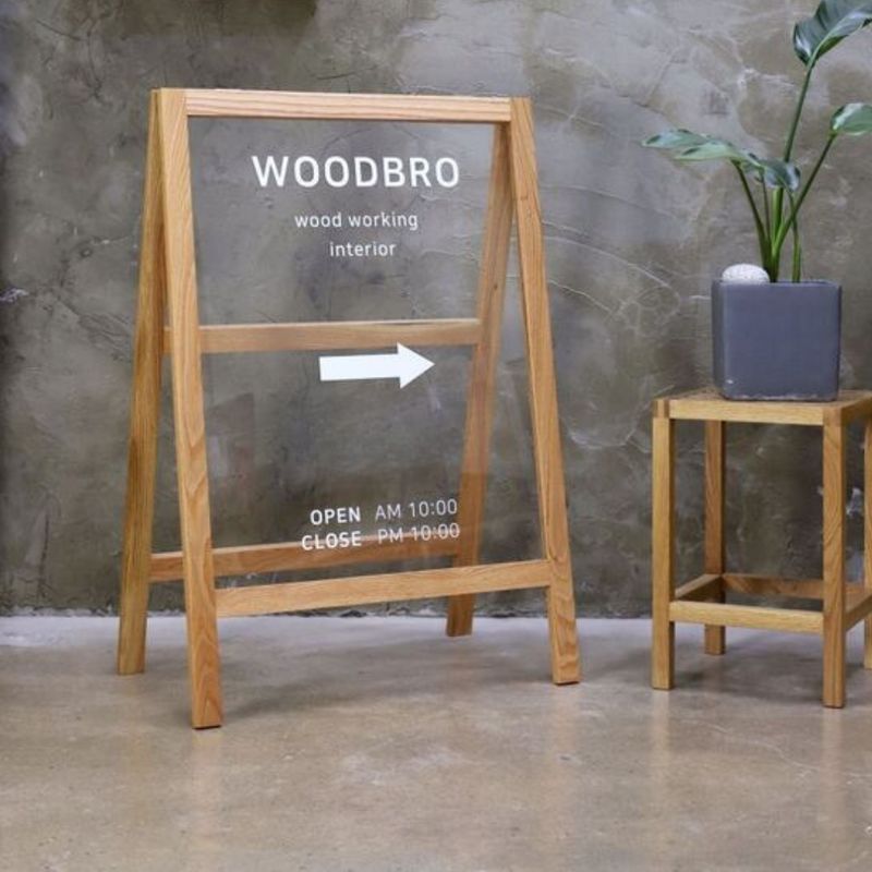 Acrylic Wooden Standees