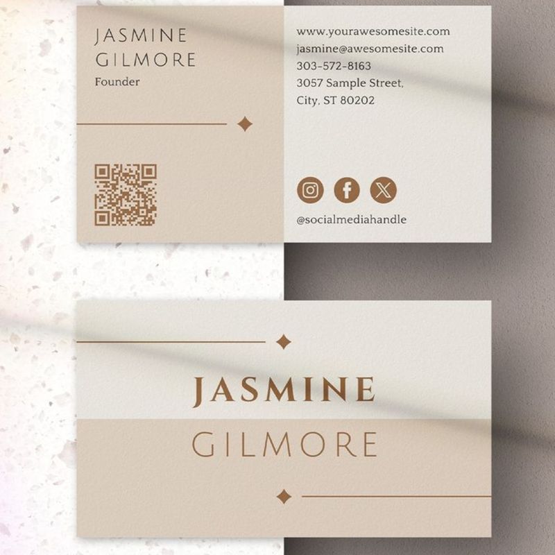 Natural Stock Business Cards