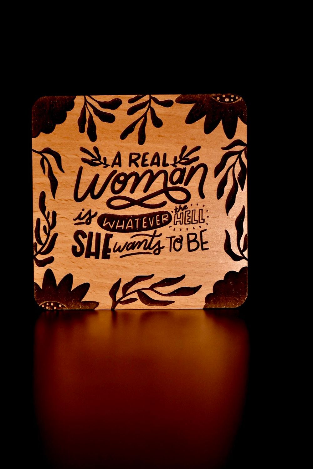 Engraved Wooden Coasters