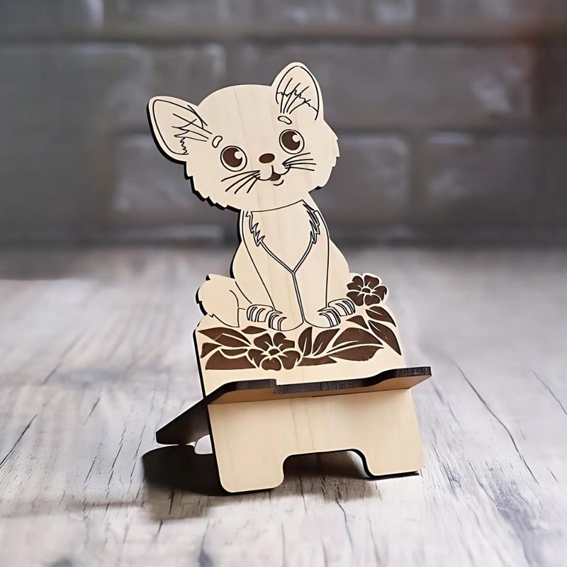 Customized Kitty Mobile Stand