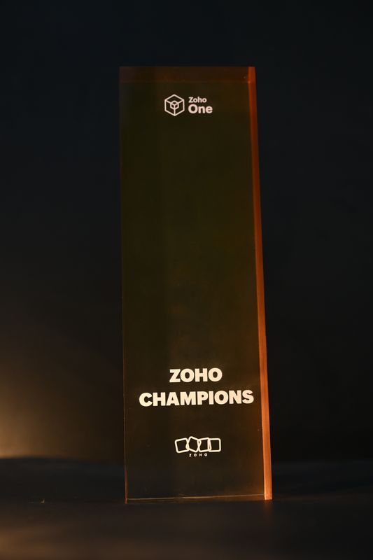 Zoho Premium Acrylic Award