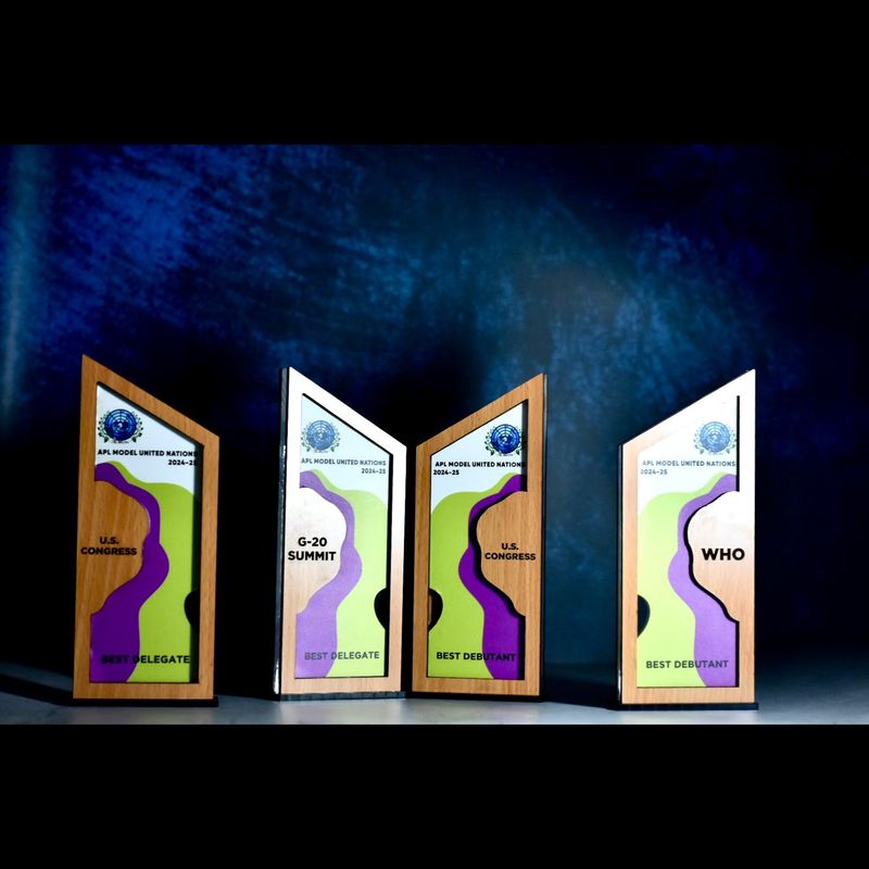 Wooden Personalized Award