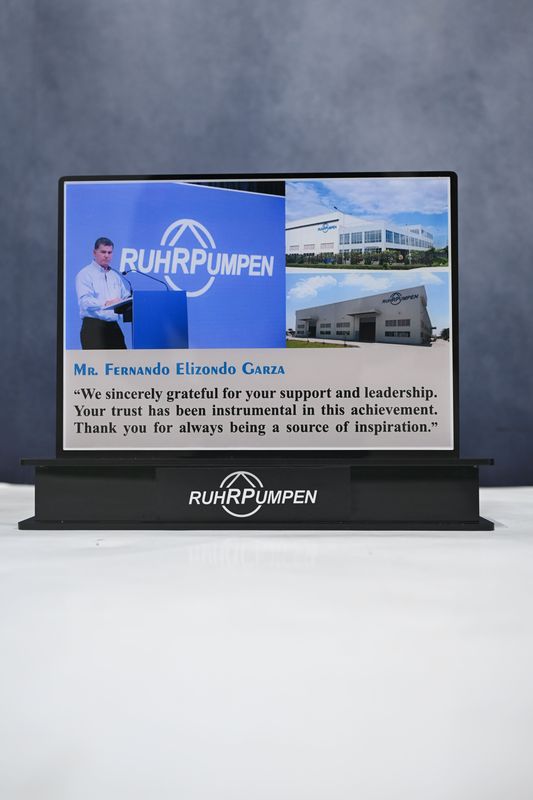 Premium Customized Photo Recognition Plaque – Corporate Leadership Appreciation Award