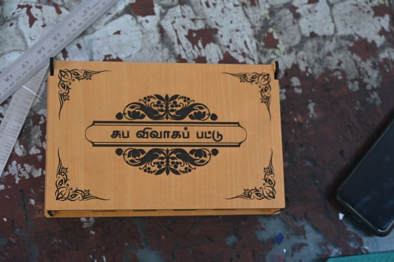 Customized Wooden Card Holder
