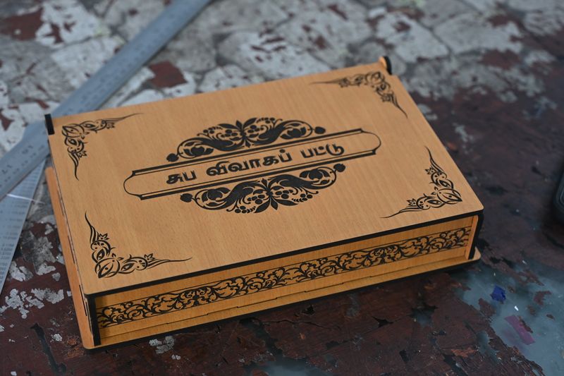 Customized Wooden Card Holder