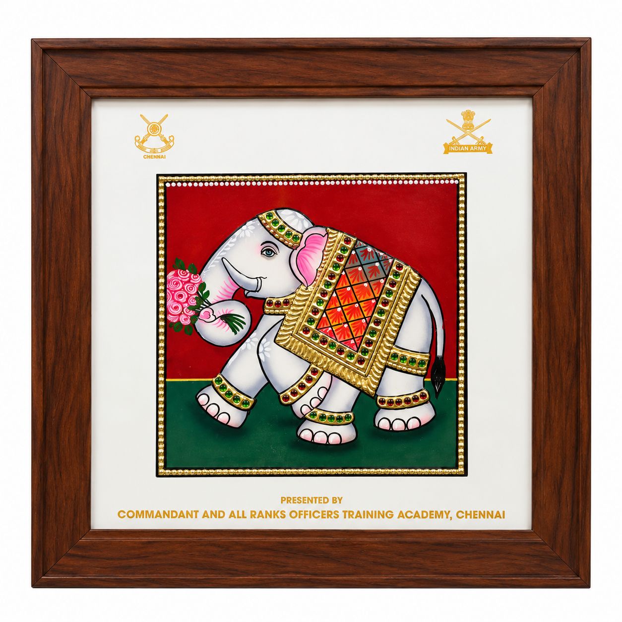 Premium Customized Wooden Elephant Art Frame