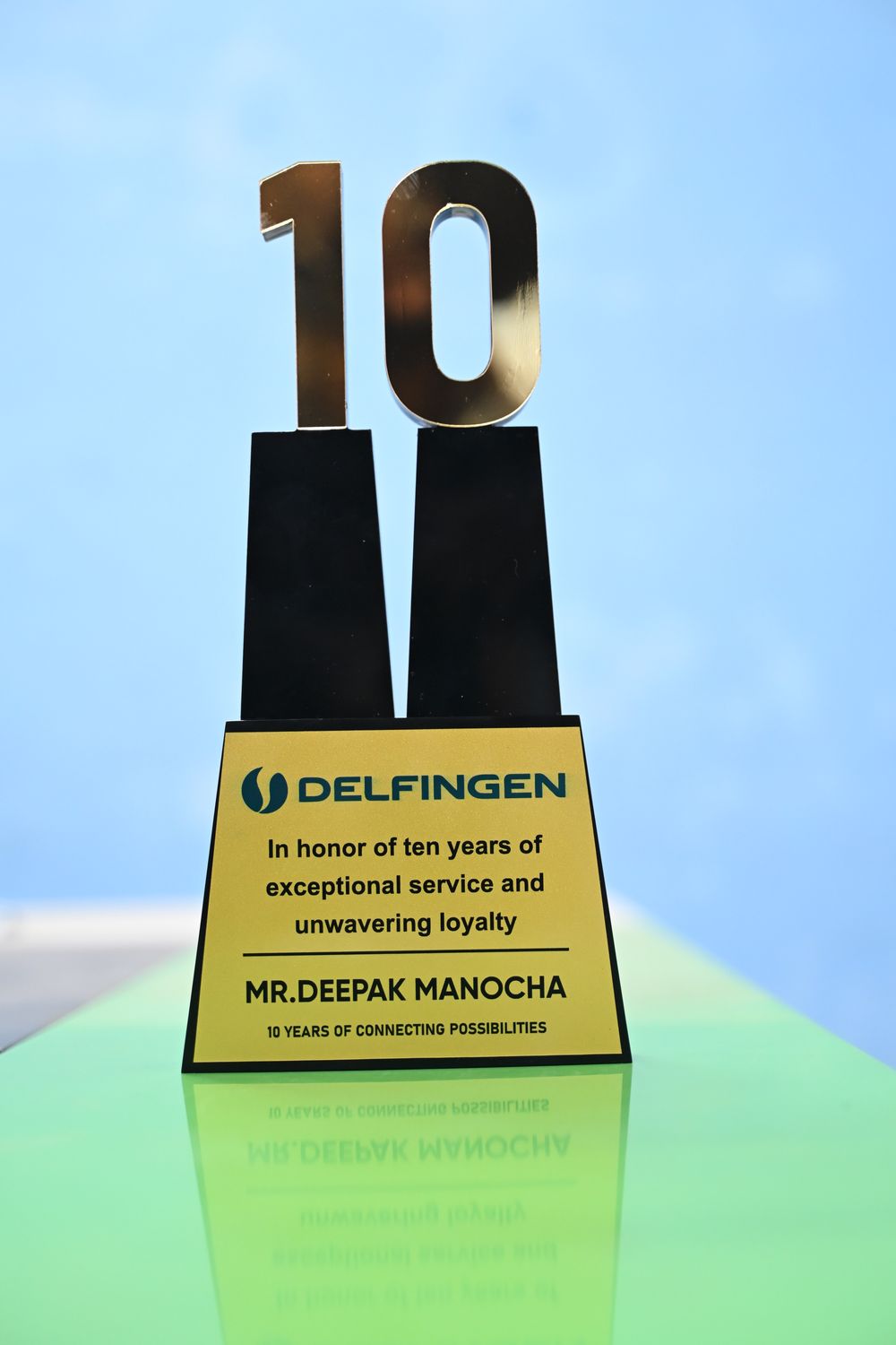 Premium Customized 10-Year Service Anniversary Award