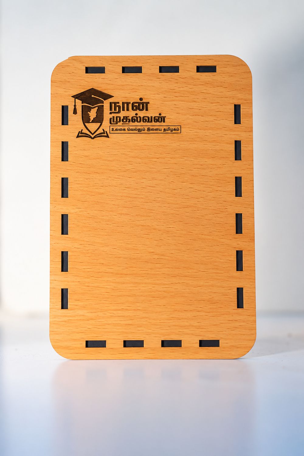 Customized Engraved Wooden Money Saving Box
