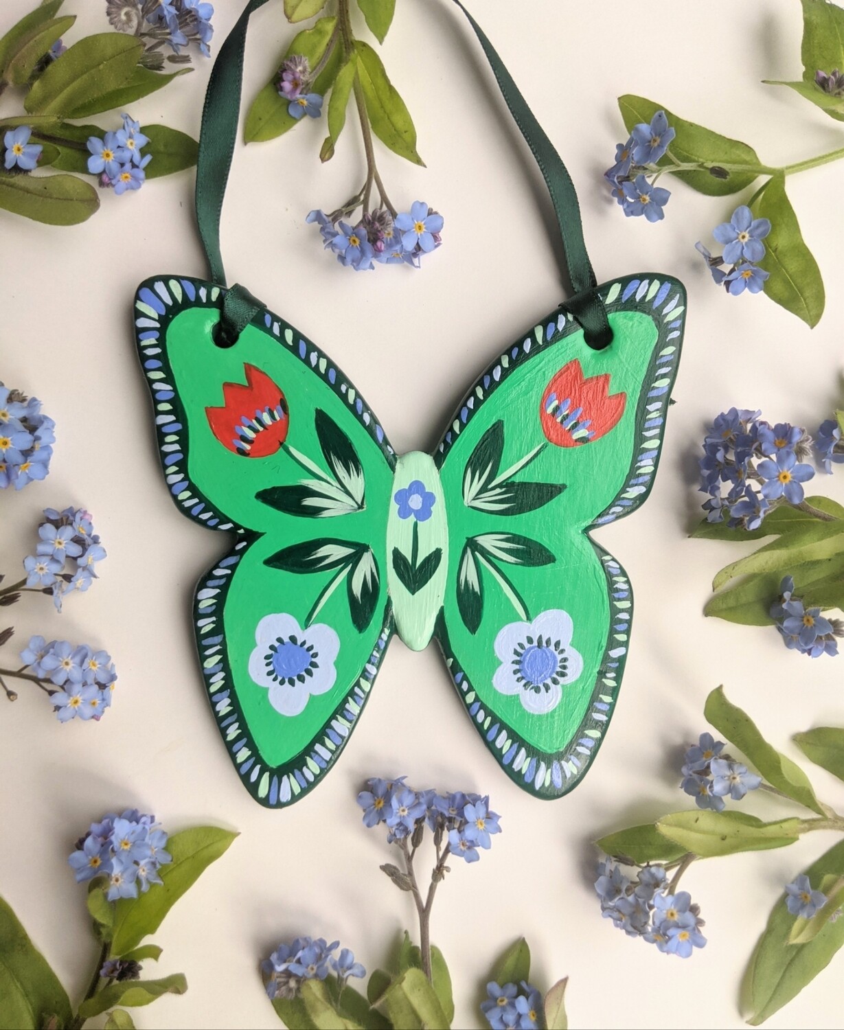 Hand painted butterfly