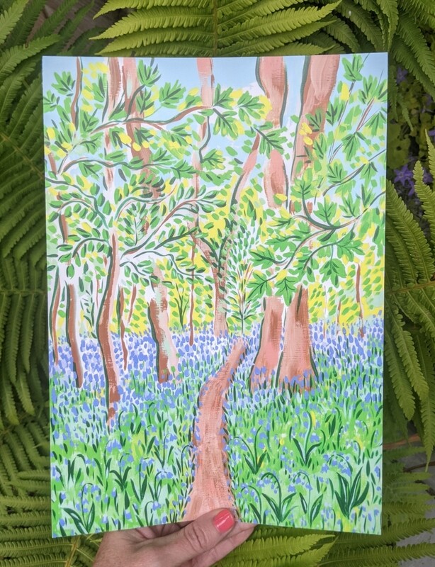 Bluebell print