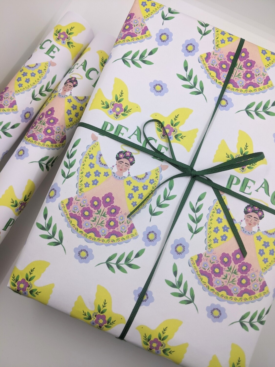 Wrapping paper A2 size christmas design single sheet 