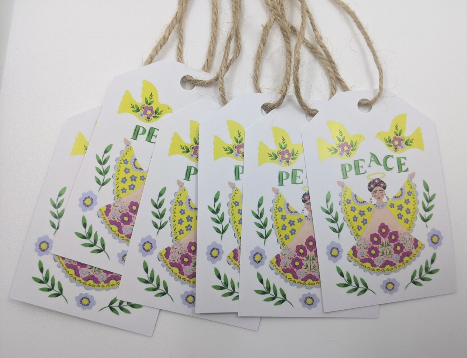 Pack of 6 Christmas tags