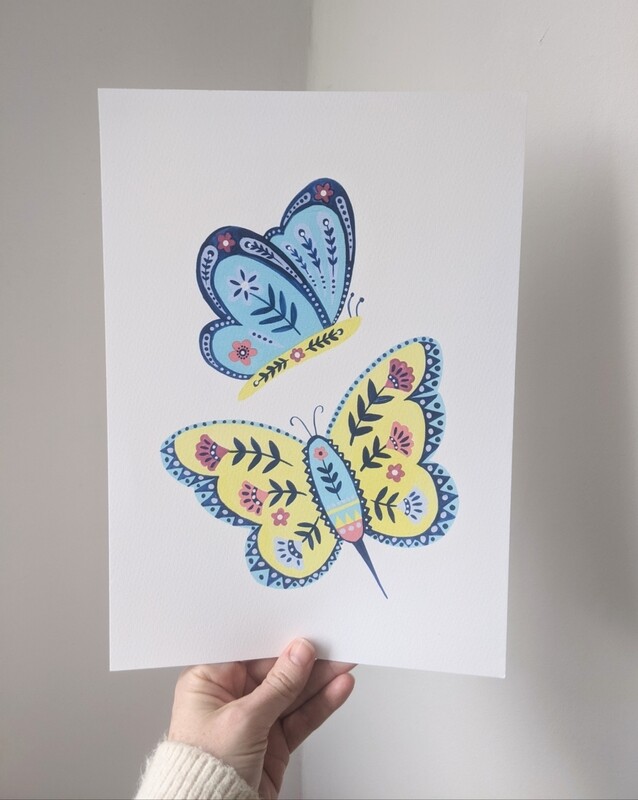 Butterflies print