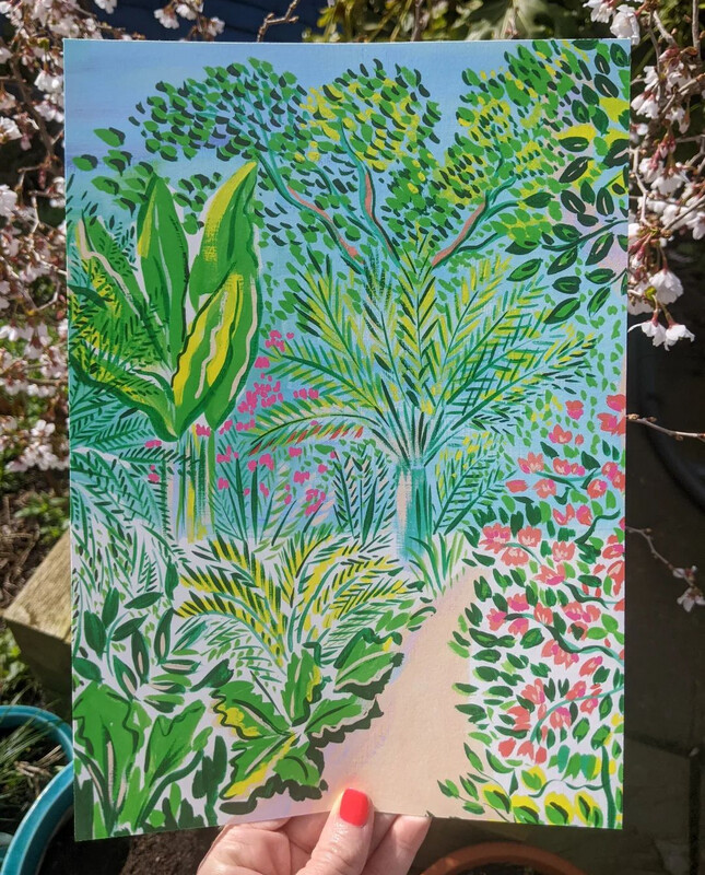 Tropical garden