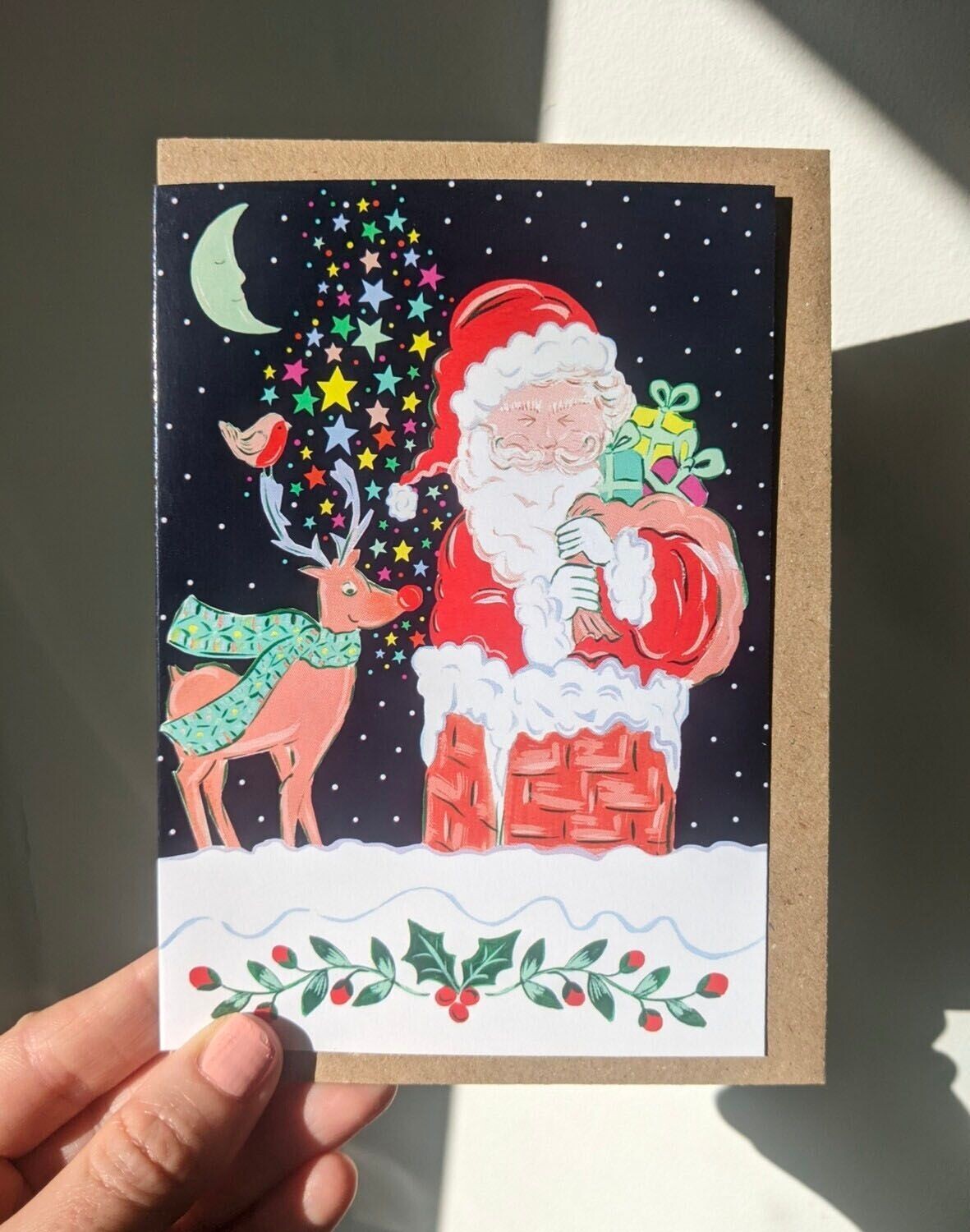 Santa and Rudolph