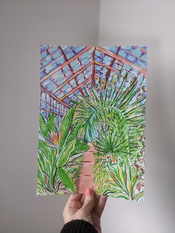 Glasshouse print 