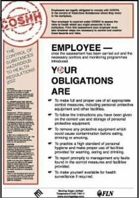 COSHH Employees Your Obligations are: