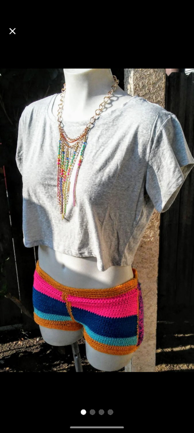 Crochet Shorts By Da Fyne Crochet Designs