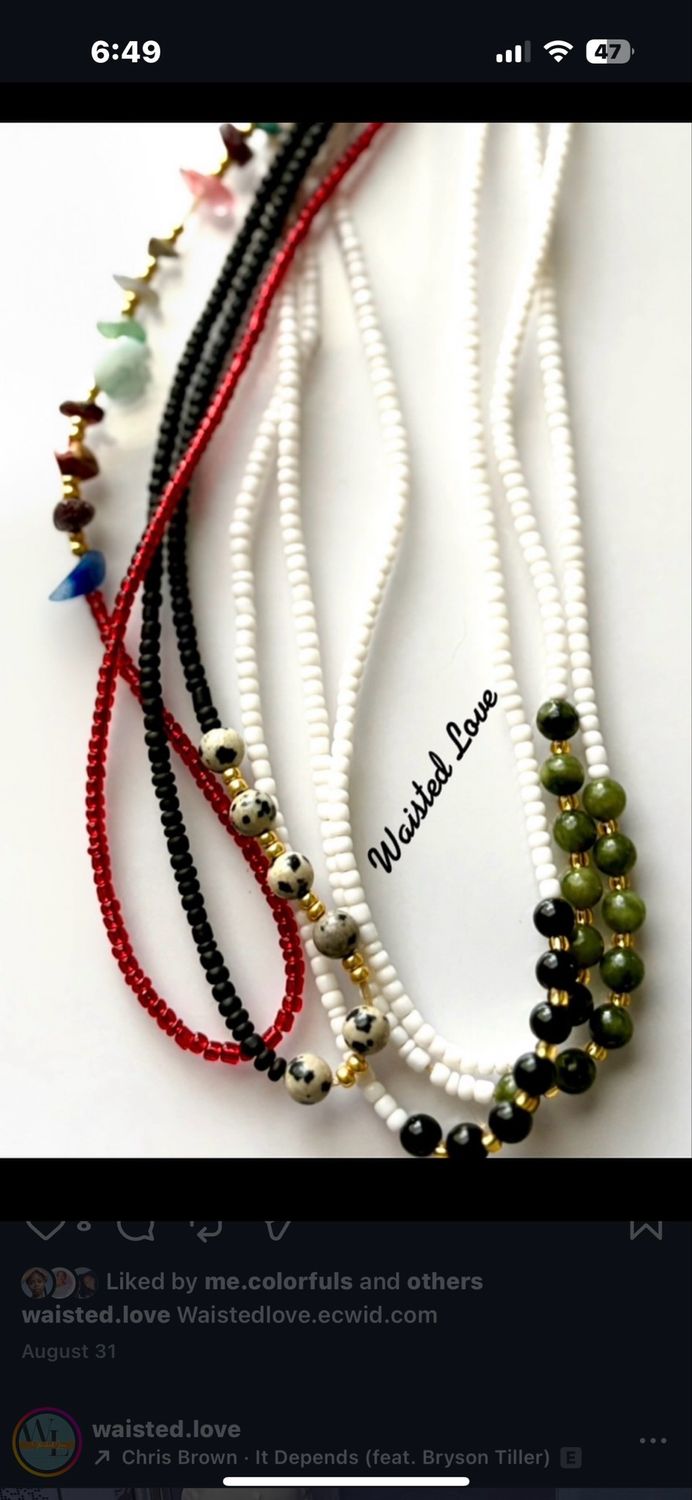 4-Piece Goddess waistbead Set