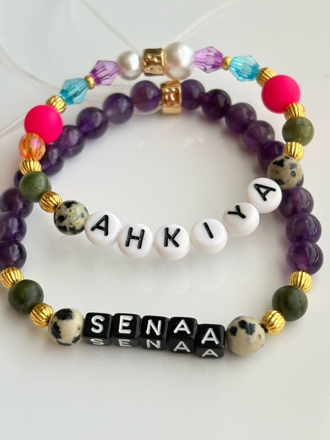 Kids-Custom Name/Affirmation Bracelet