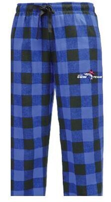 Royal Blue Flannel Pajama Bottoms