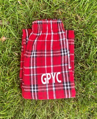 Youth Red Plaid Flannel Pants