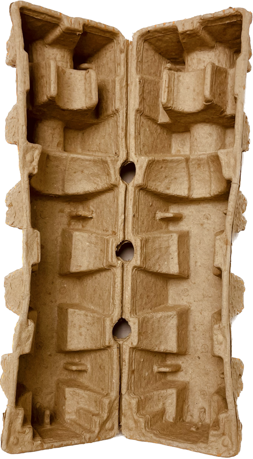 1-2 BOTTLE PULP TRAY