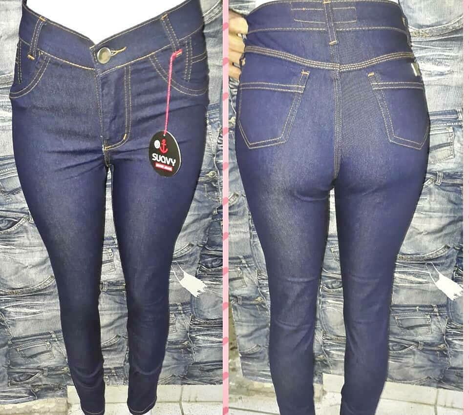 Calça Feminina Jeans Básica - Pacote com 10 Unidades