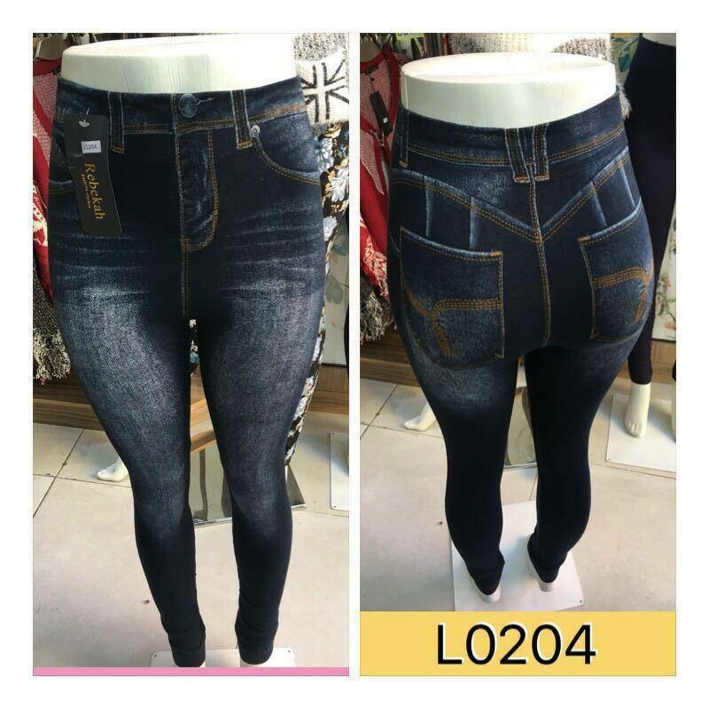 Calça Legging Jeans - Pacote com 10 Unidades
