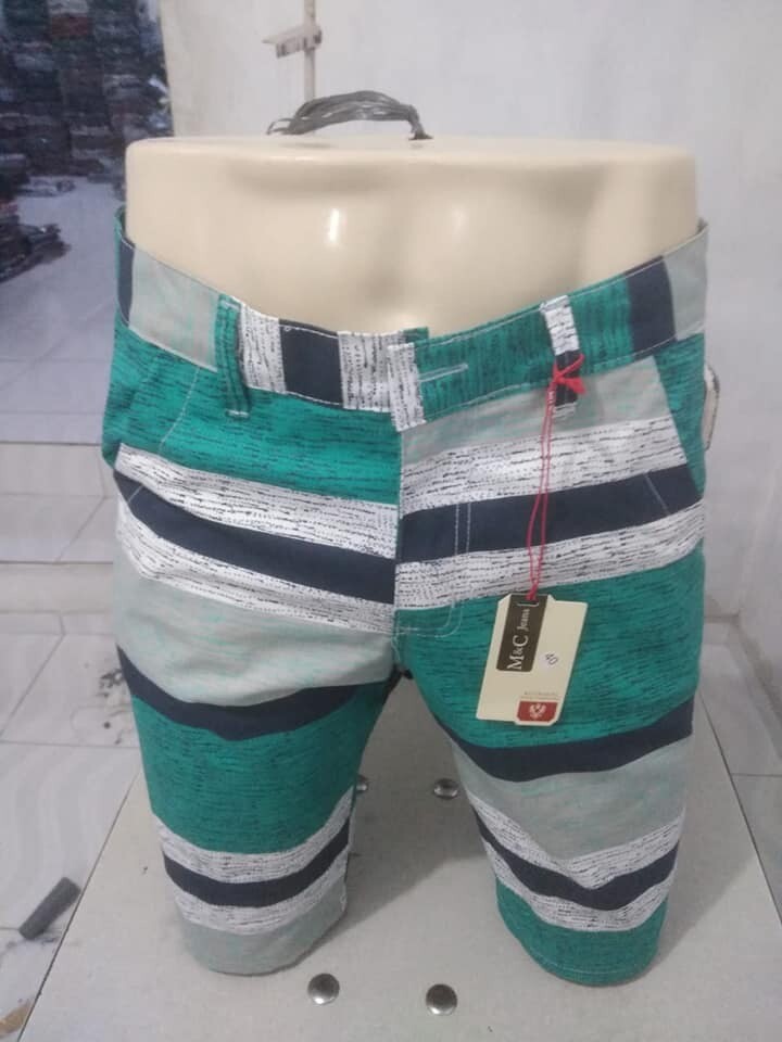 Bermuda Sarja Masculina - Pacote com 10 Unidades