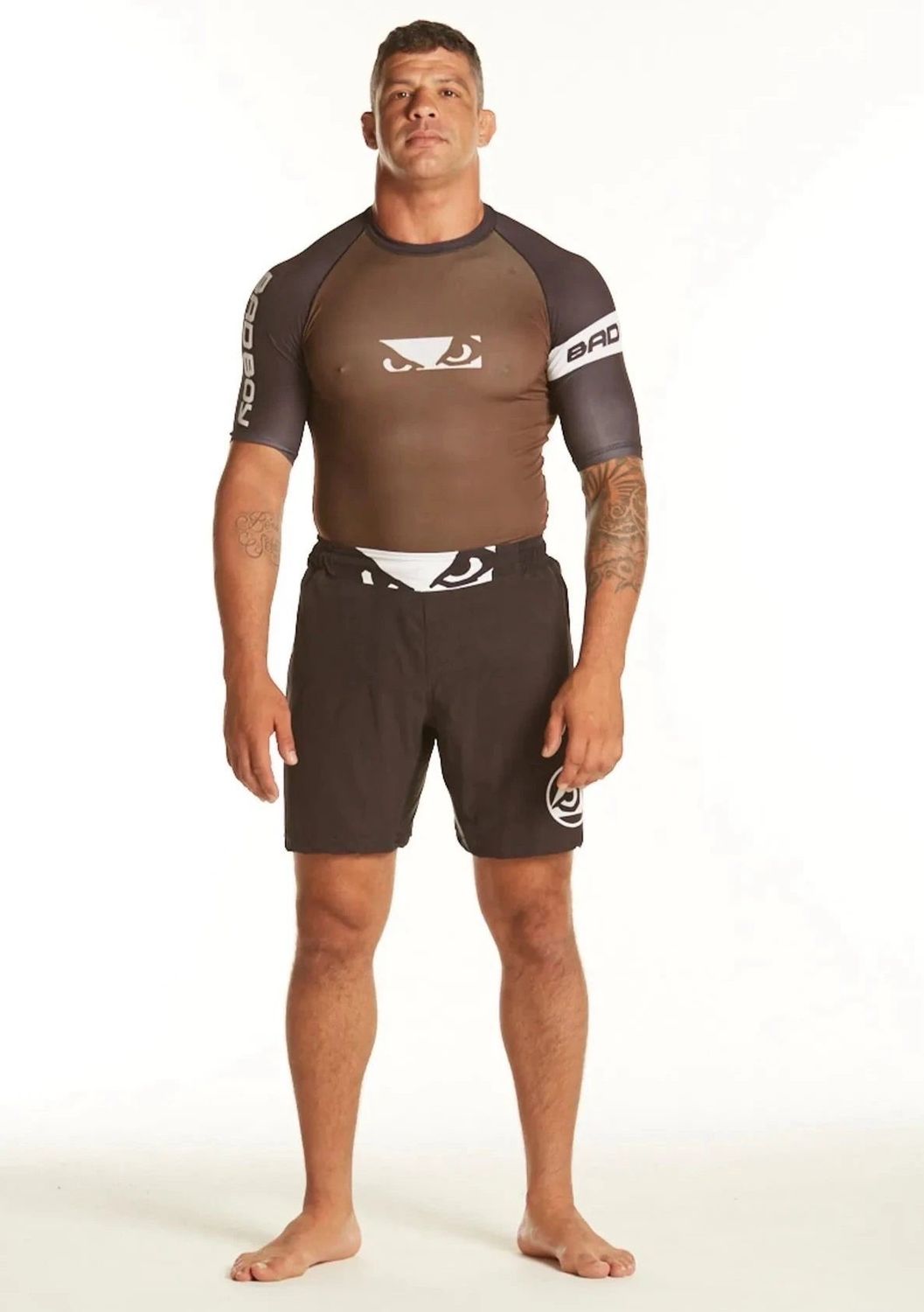 Bad Boy Ranked Rashguard Brown