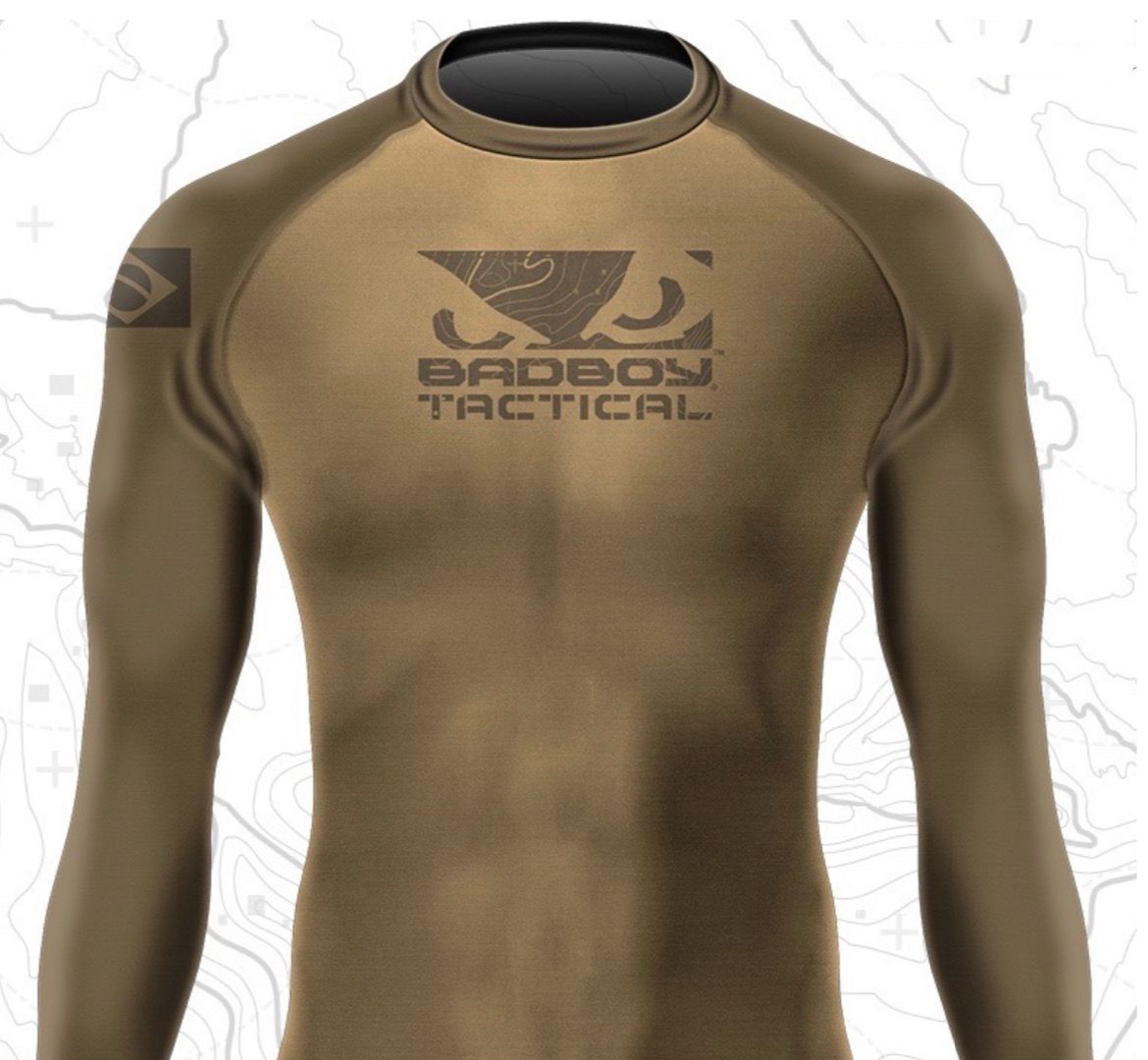 Bad Boy Tactical Rashguard Tan