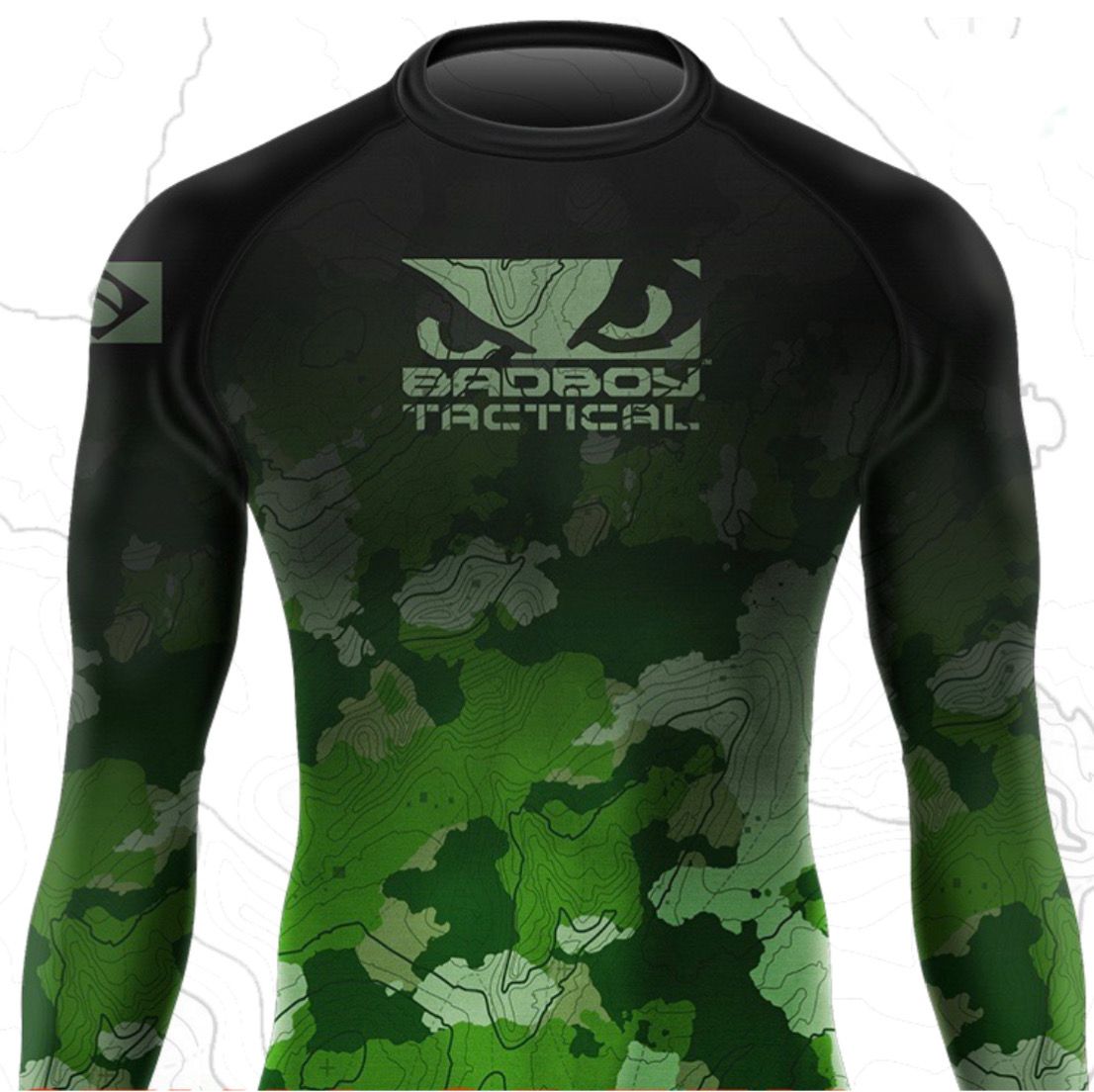 Bad Boy Tactical Rashguard Green Florest