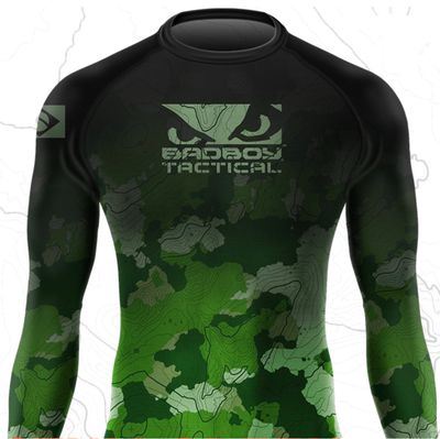 Bad Boy Tactical Rashguard Green Florest