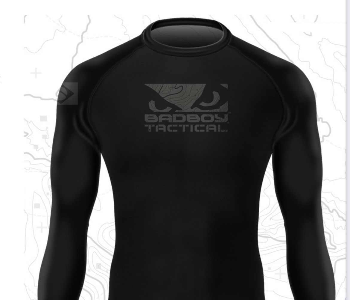 Bad Boy Tactical Rashguard Black Sniper