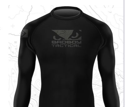 Bad Boy Tactical Rashguard Black Sniper