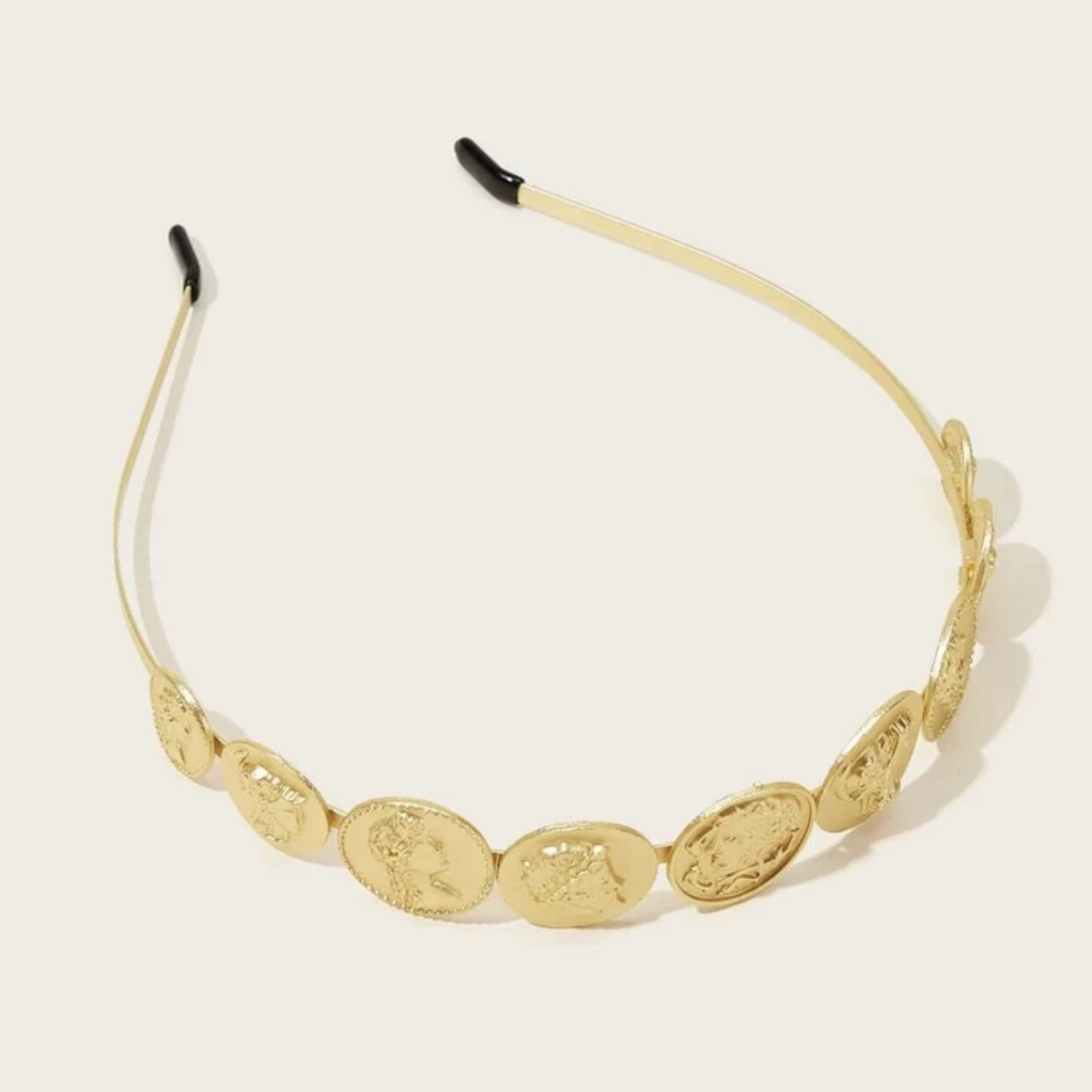 Roman Coin Metal Headband