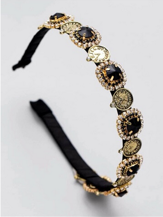 Antique Coin Headband
