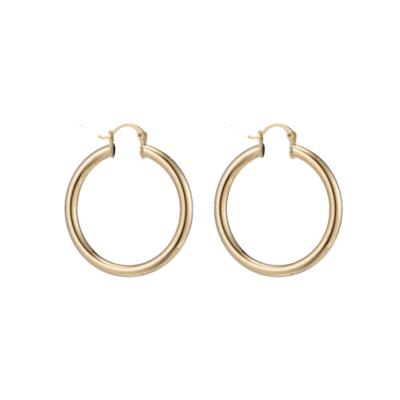 Small Chunky Gold Filled Hoops