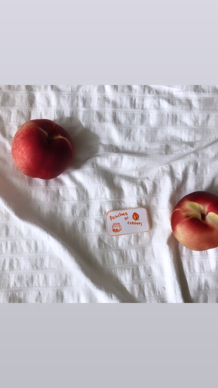 &quot;special&quot; peach label sticker