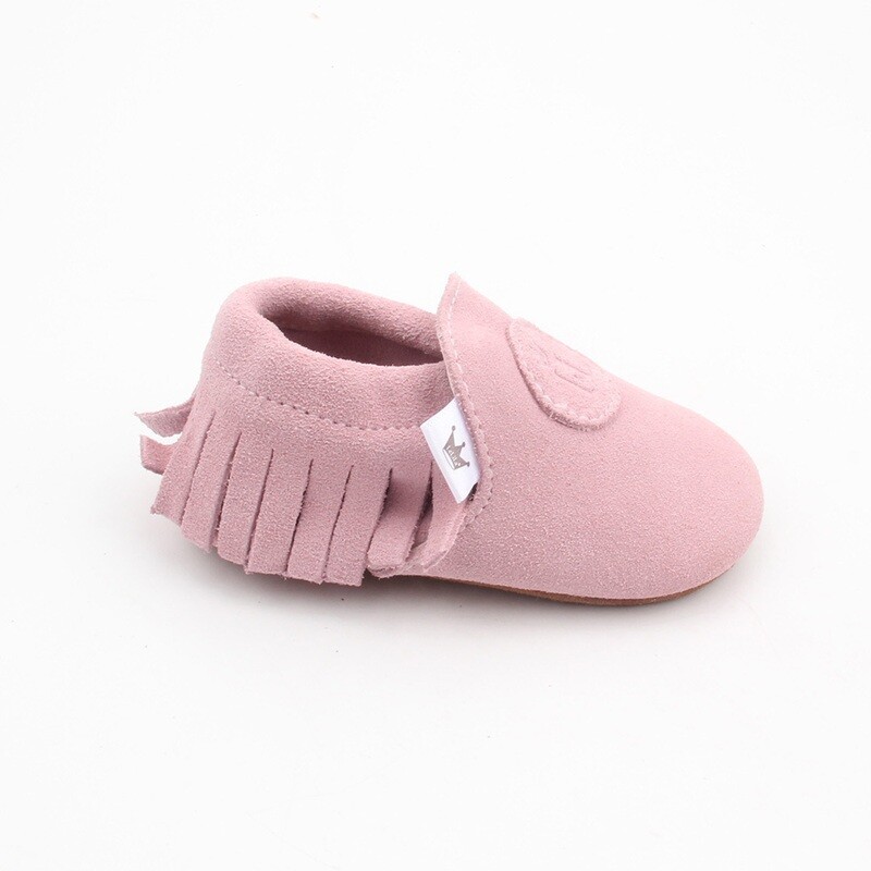 Classic Moccasins  - Baby Pink (SUEDE)