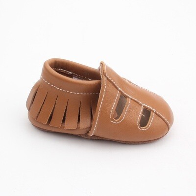 Sandal Moccasins - Light Brown