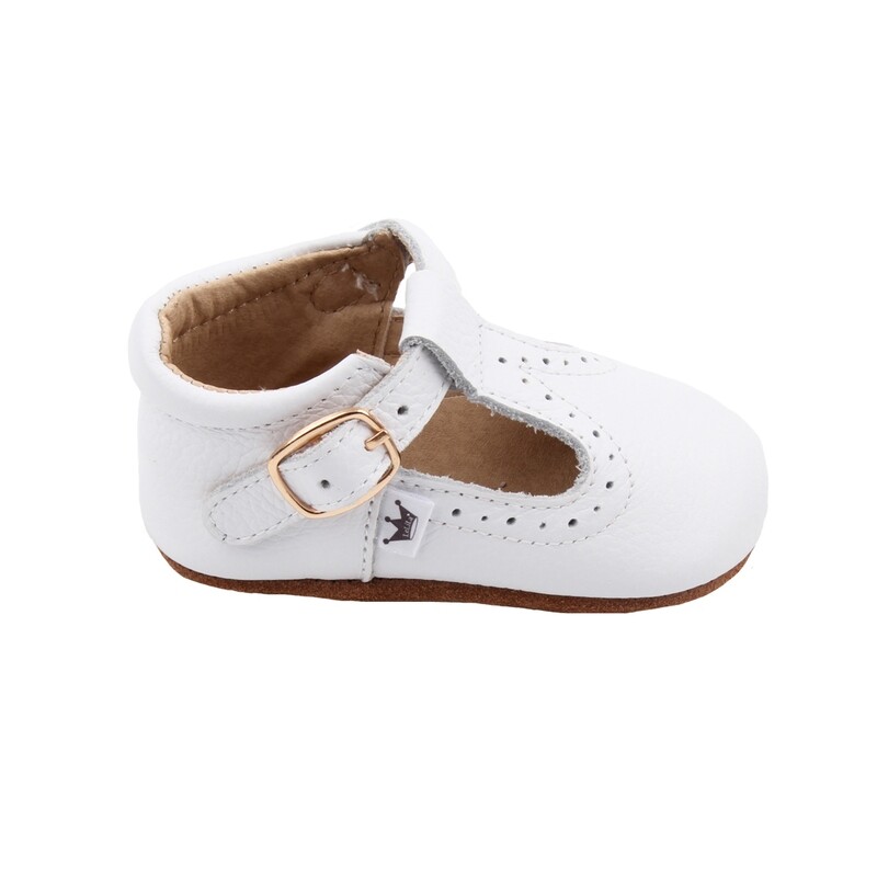 Oxford T-Bars - White