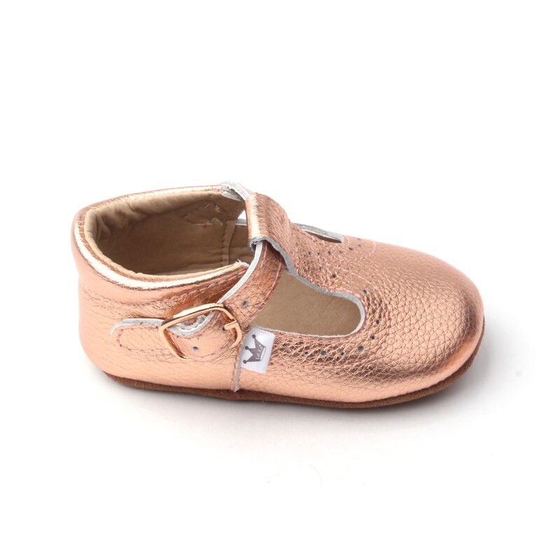 Oxford T-Bars - Rose Gold