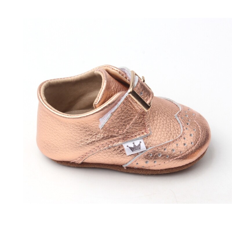 Oxford Ankle Bootie - Rose Gold