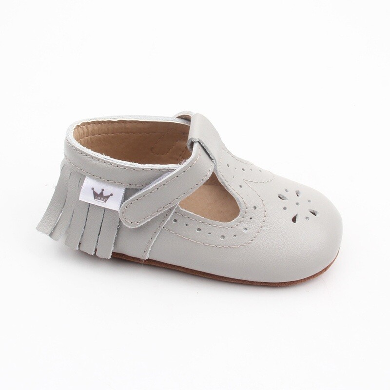 Moccasins T-Bars - Grey