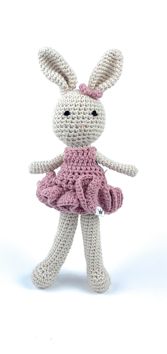 Crochet Bunny - Girl pink