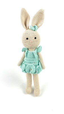 Crochet Bunny - Mom turquoise