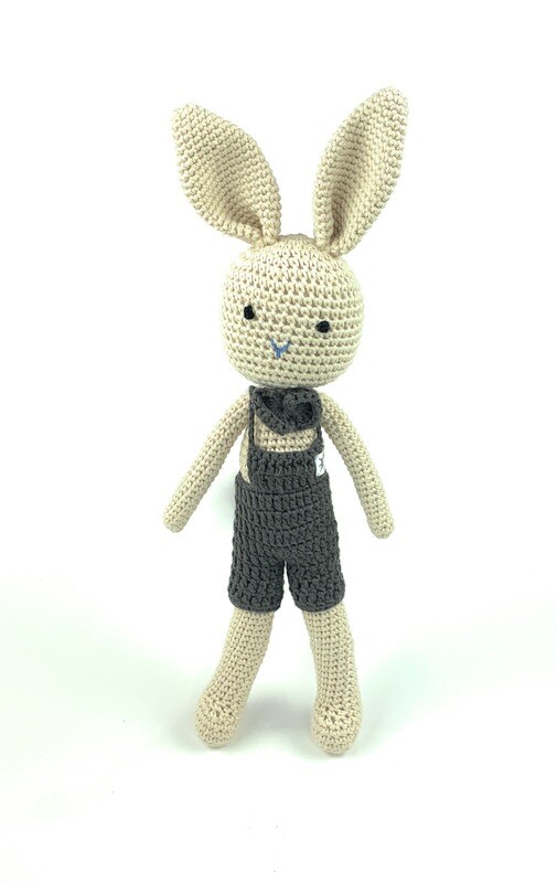 Crochet Bunny - Dad Brown